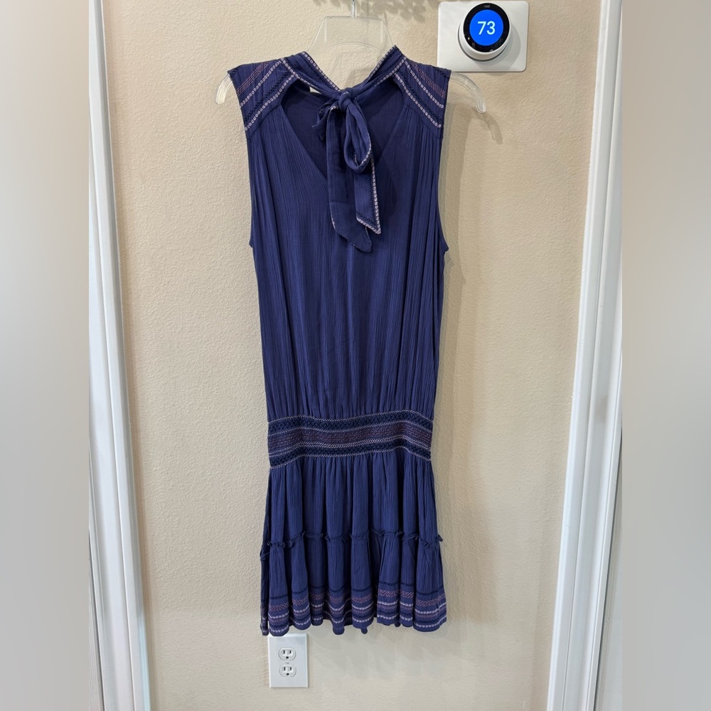 Elegant Purple Sleeveless Dress